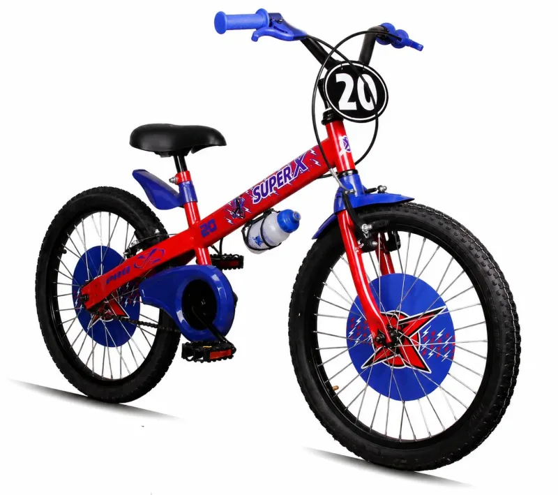 BICICLETA PRO-X SUPER X ARO 20 - VERMELHO / AZUL