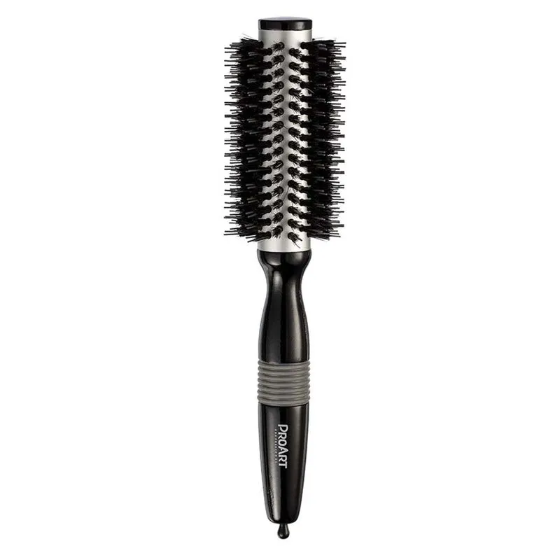 Escova de Cabelo ProArt Profissional Metallic Pro Prata 25mm