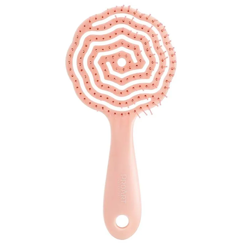 Escova de Cabelo Floral Proart Easy Flexi Rosa 1 Un