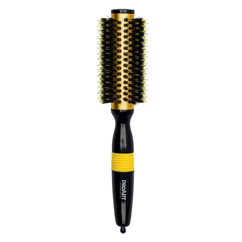 Escova de Cabelo ProArt Profissional Metallic Pro Amarelo 25mm
