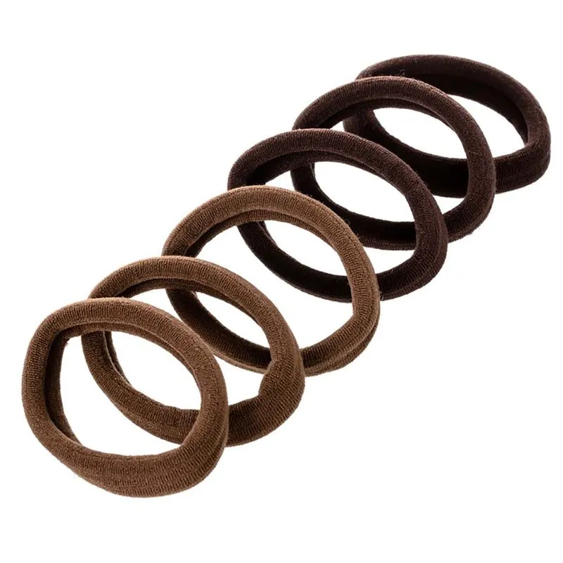 Elásticos de Cabelo Sem Metal Proart Marrom 6Un