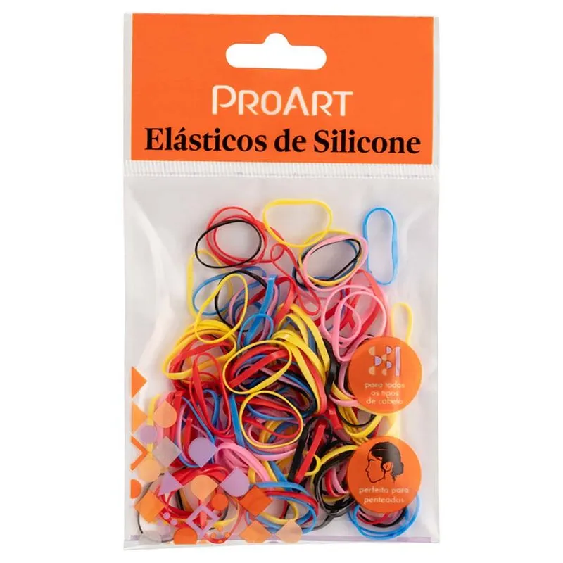Elasticos de Silicone Proart G Sortido 100 Un