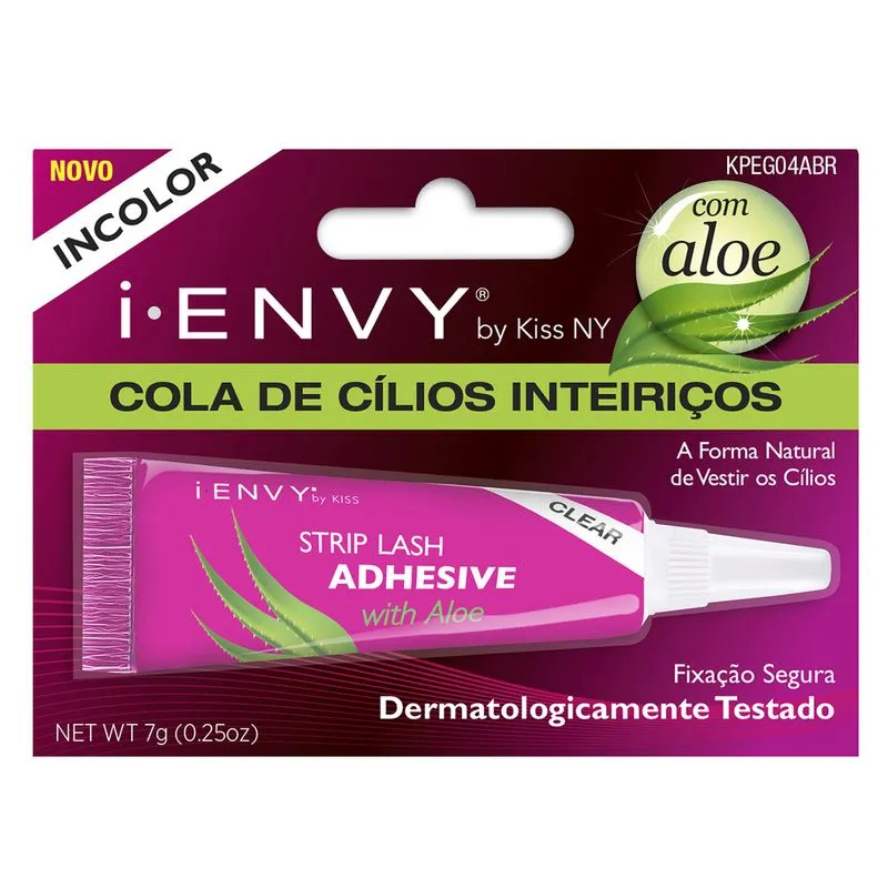 Cola de Cílios Inteiriços com Aloe Vera 16h First Kiss 7g