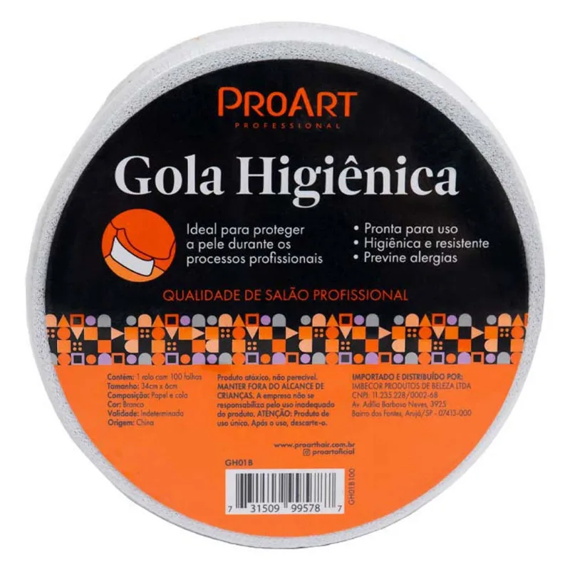 Gola Higiênica ProArt 1 Rolo 1 Un