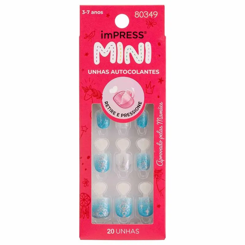 Mini Unhas Autocolantes Infantil ImPRESS - Nighttime 1Un