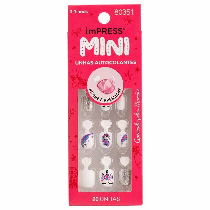Mini Unhas Autocolantes Infantil ImPRESS Dream - Mystical Unicorn 1Un