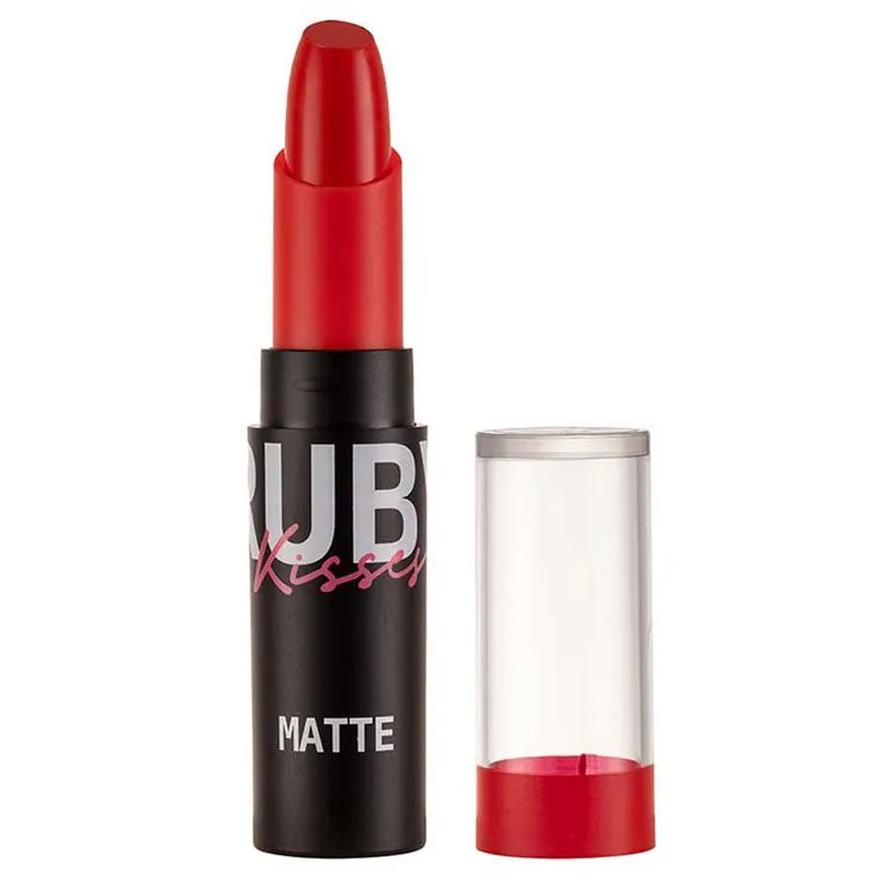 Batom em Bala Ruby Kisses Matte Extreme Coral