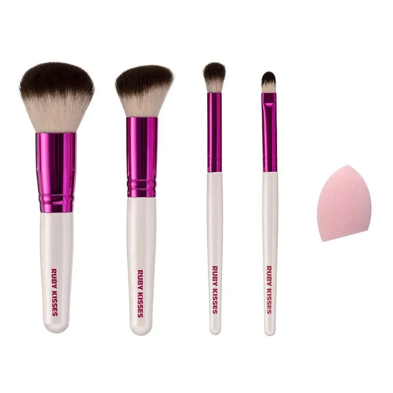 Ruby Kisses Kit de Pincéis para o Rosto Kit