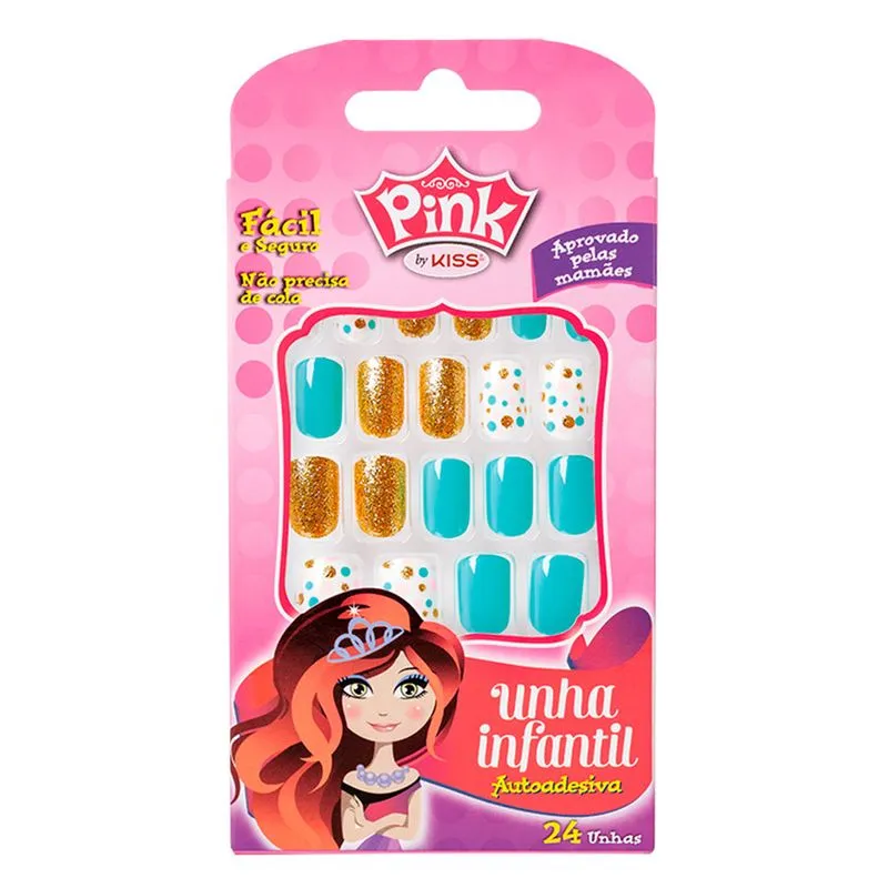Unhas Postiças Infantis Kiss New York – Sweetness Sweetness