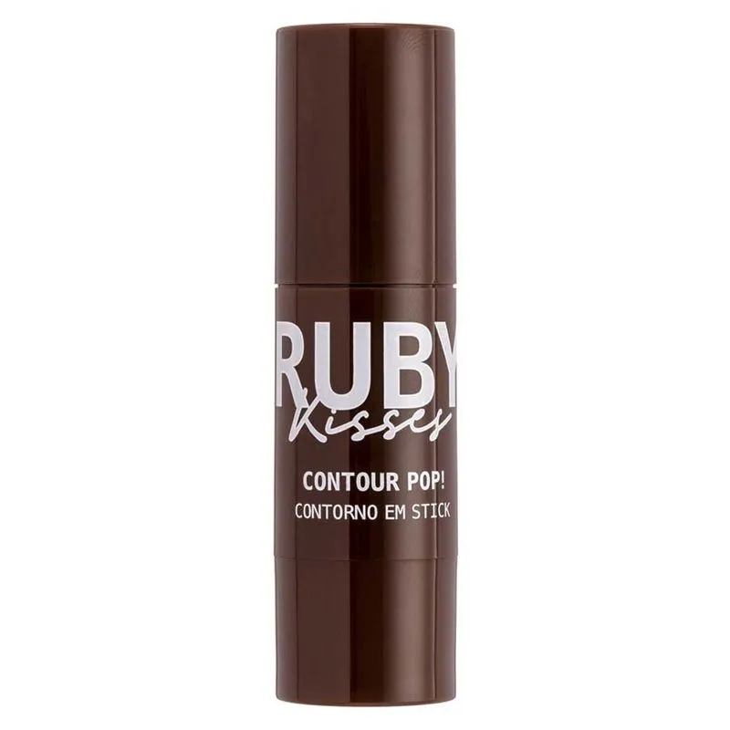 Contorno Facial em Stick Ruby Kisses Contour Pop Espresso