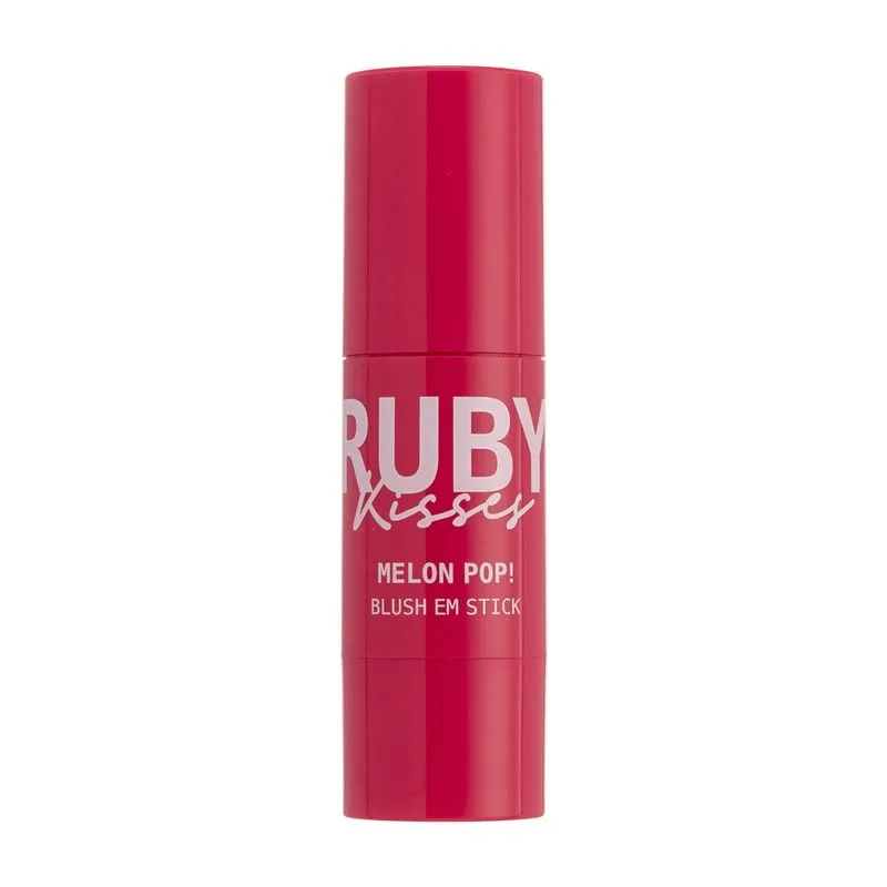 Blush em Stick Melon Pop Ruby Kisses Cor Flamingo Pop 5g