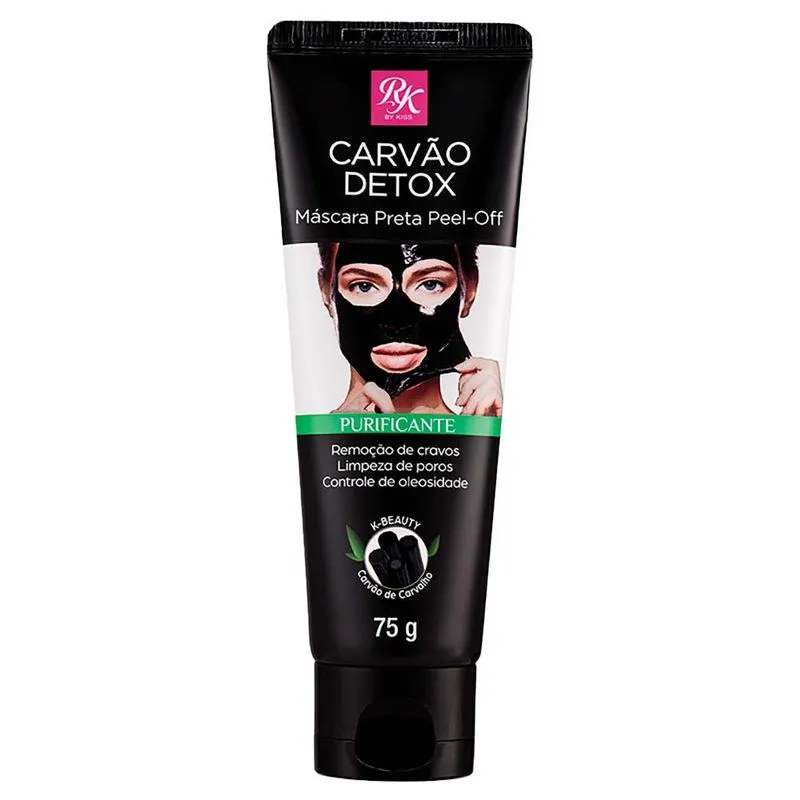 Ruby Kisses Carvão Detox Máscara Preta Peel Off 75g