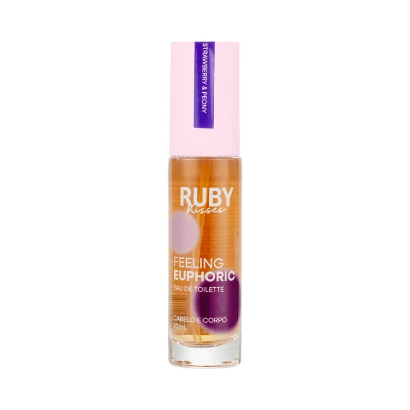 Perfume Ruby Kisses Feelings Collection Eau de Toilette Feminino Euphoric