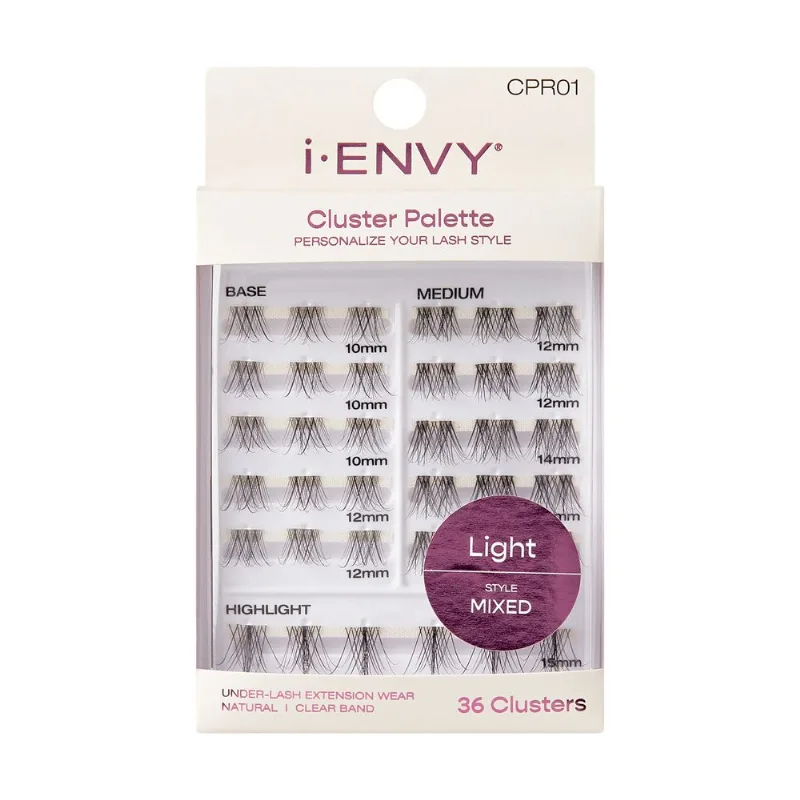 i-ENVY Paleta de Cílios Cluster - Kiss New York Light 01