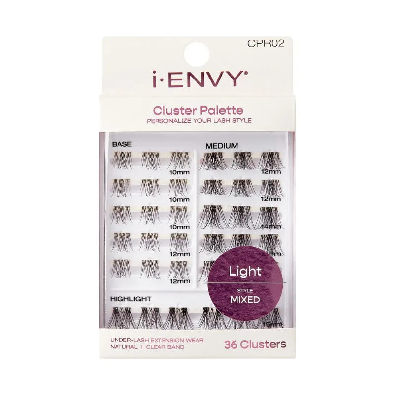 i-ENVY Paleta de Cílios Cluster - Kiss New York Light 02