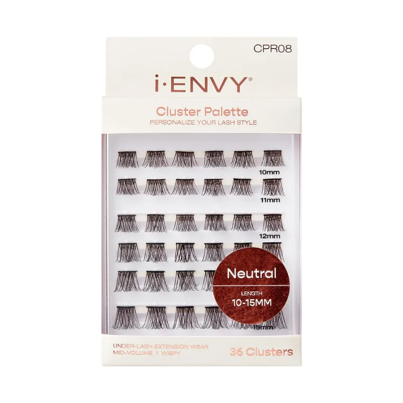 i-ENVY Paleta de Cílios Cluster - Kiss New York Neutral 02
