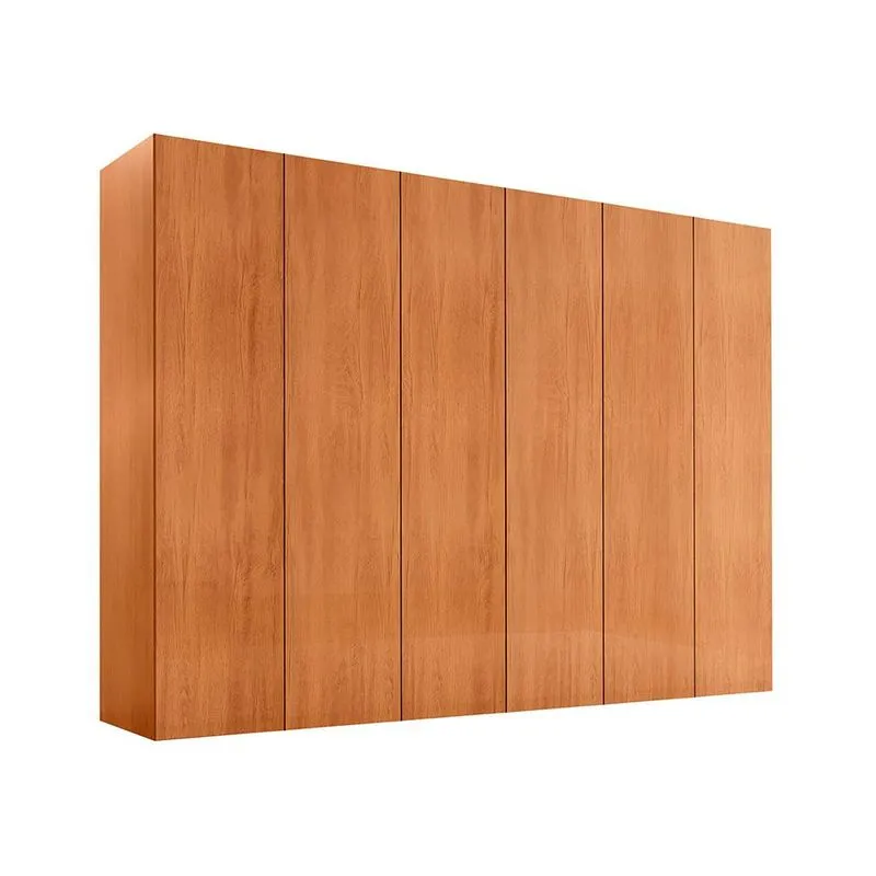 Guarda-Roupa Casal Pulse 100% MDF 6 Portas 6 Gavetas Naturalle