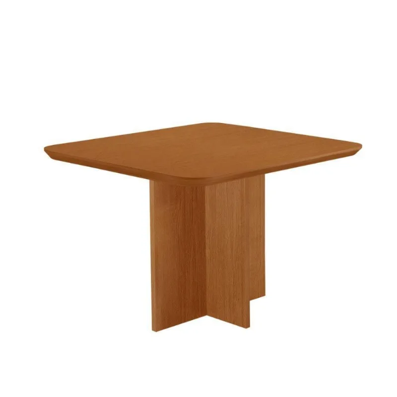 Mesa de Jantar Olimpia 4 Lugares Quadrada MDF 90CM Amadeirado Moderna