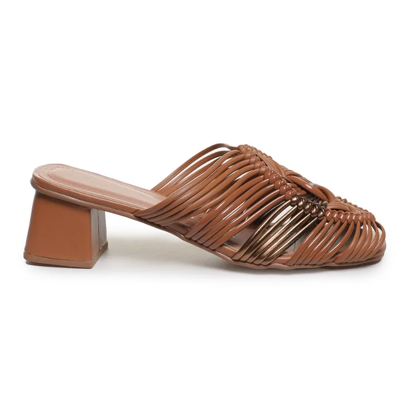 Tamanco OSC Slip On Feminino Marrom CAPUCCINO - 38