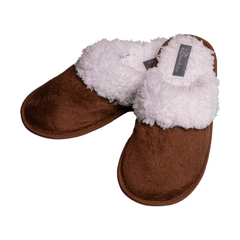 Chinelo Ladora com Pelo Marrom MP1804 43/44