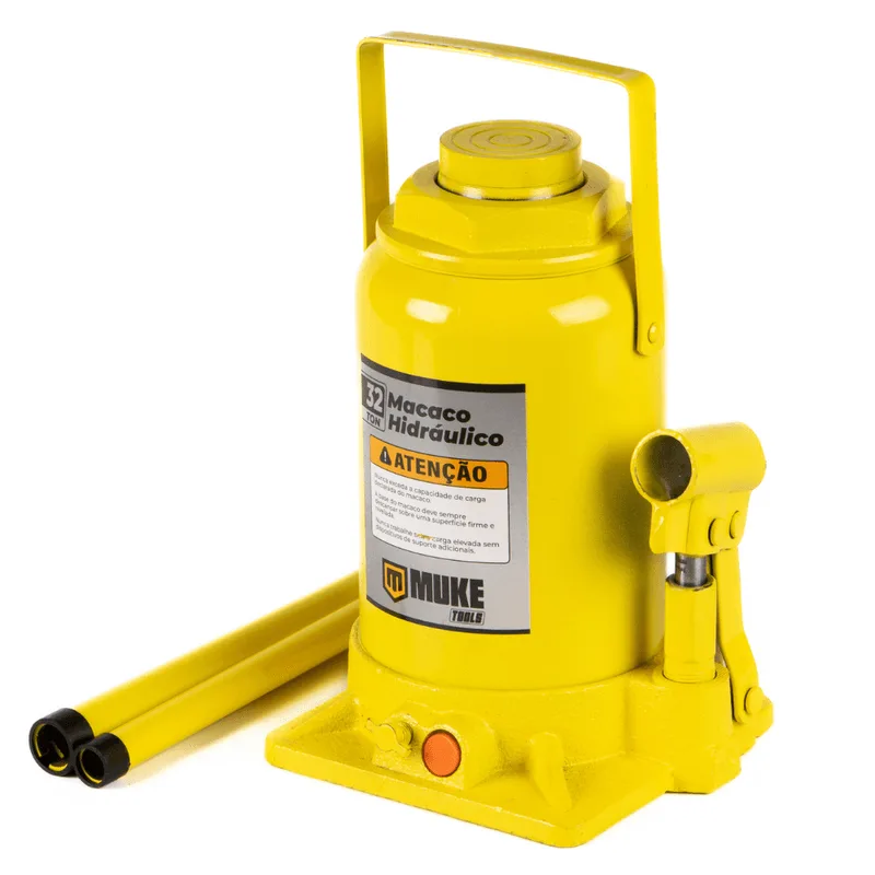 Macaco Hidráulico Tipo Garrafa 32 Toneladas Muke Tools