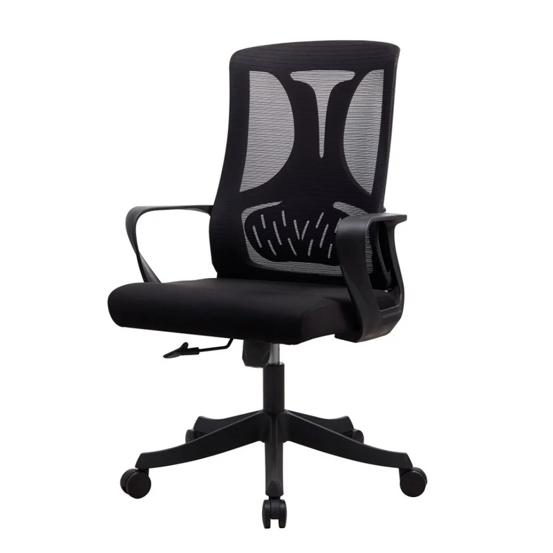 Cadeira de Escritório Diretor Ergonômica Apoio Lombar Mesh Syberflex PRETA