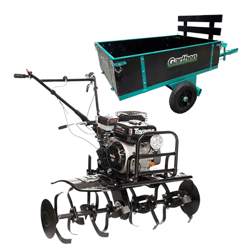 Motocultivador Tt90rxpu 7hp Toyama Com Carretinha Gcm250