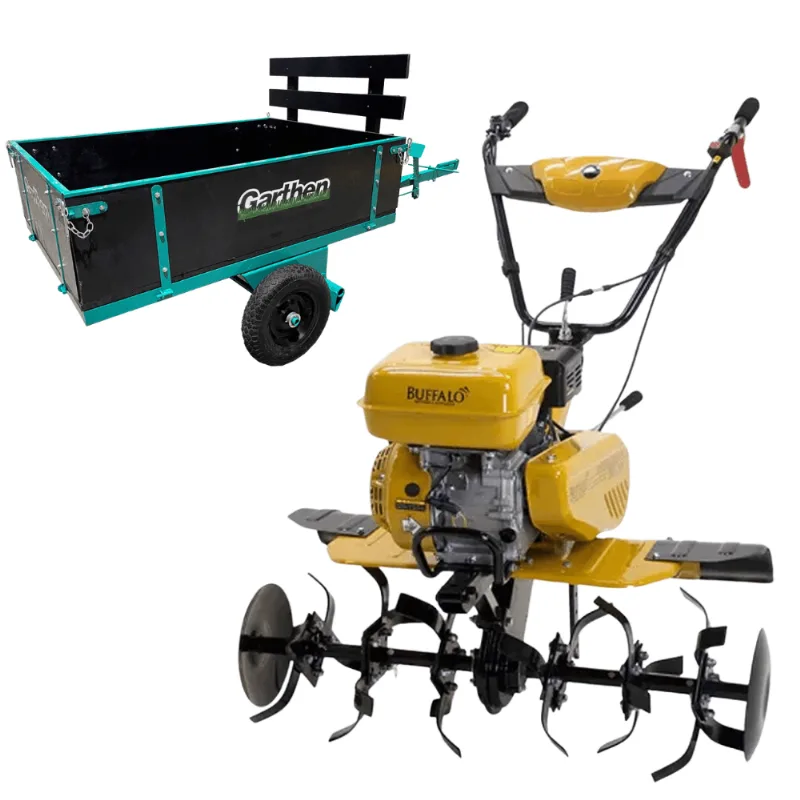 Motocultivador Bfg 890 Buffalo 7cv Com Carretinha 250kg