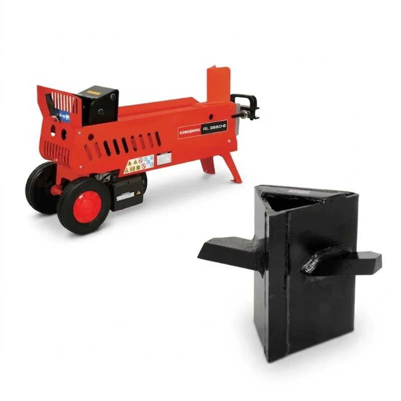 Kit Rachador De Lenha Elétrico E Cunha Cruzeta Kawashima RL3520E 3HP 220V