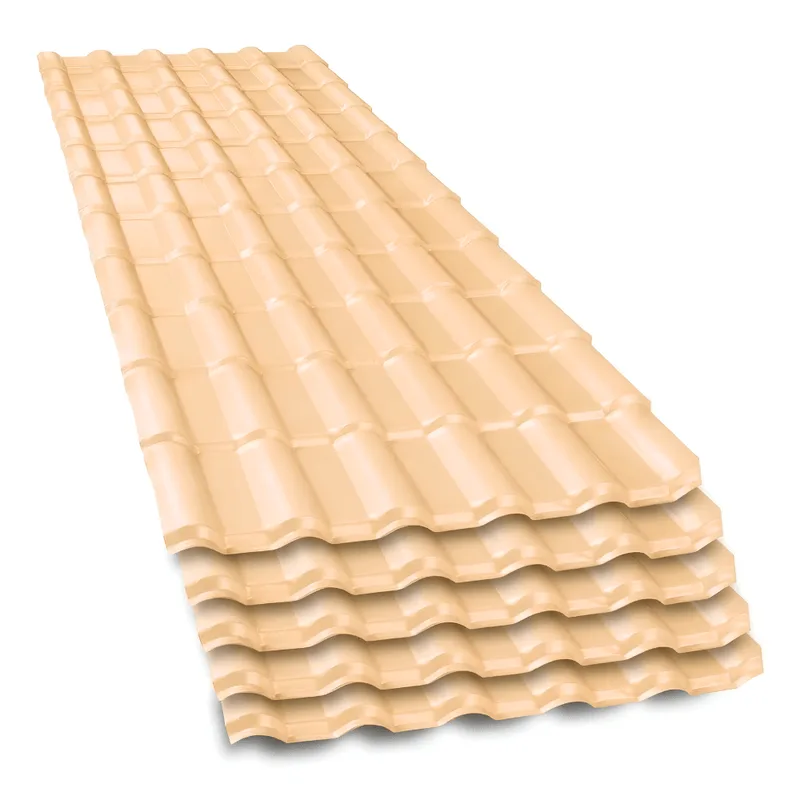 Kit 5 Telhas Pvc Plan Colonial Muke Tools Marfim 241x88cm 6 Ondas 15mm