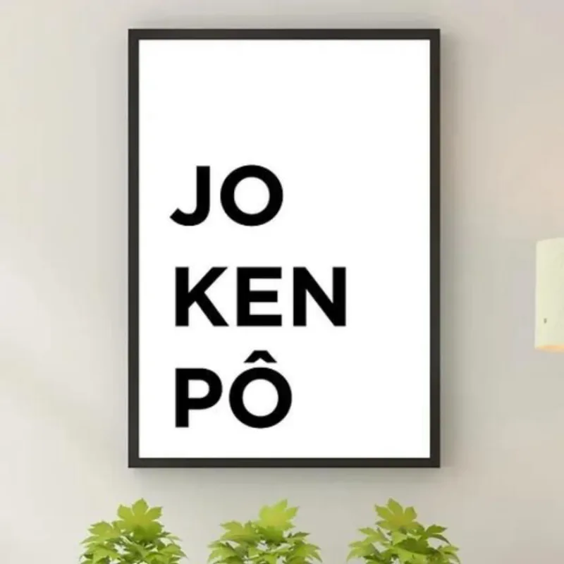 Quadro Decorativo Jokenpô 33X24Cm