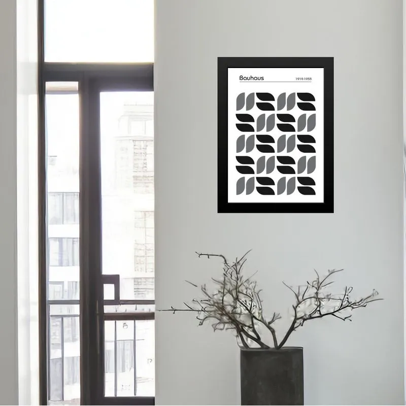 Quadro Bauhaus Grey - Minimalist Tears 24X18Cm