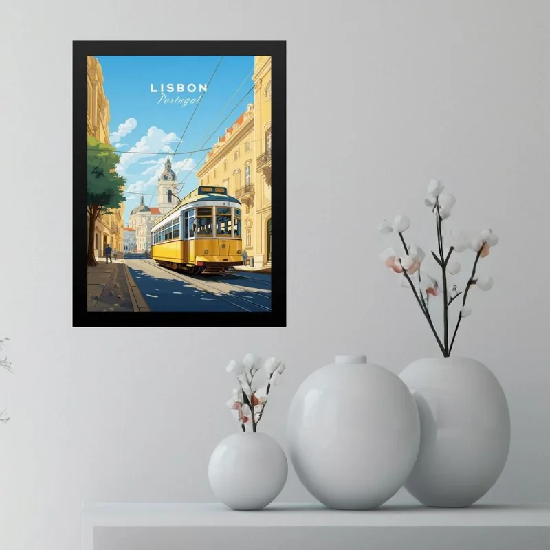 Quadro Decorativo Portugal - Lisboa 24x18cm