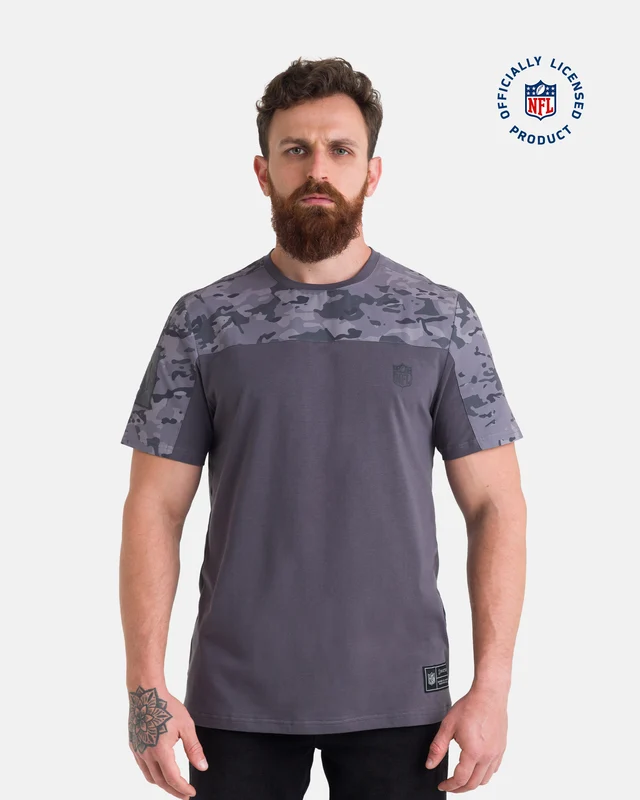 Camiseta Infantry NFL - Cinza M