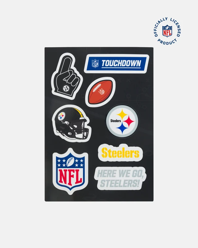 Cartela de Adesivo NFL Steelers