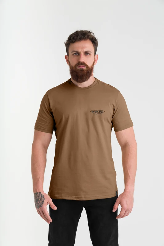 Camiseta Concept Don’t Tread Flag - Marrom GG