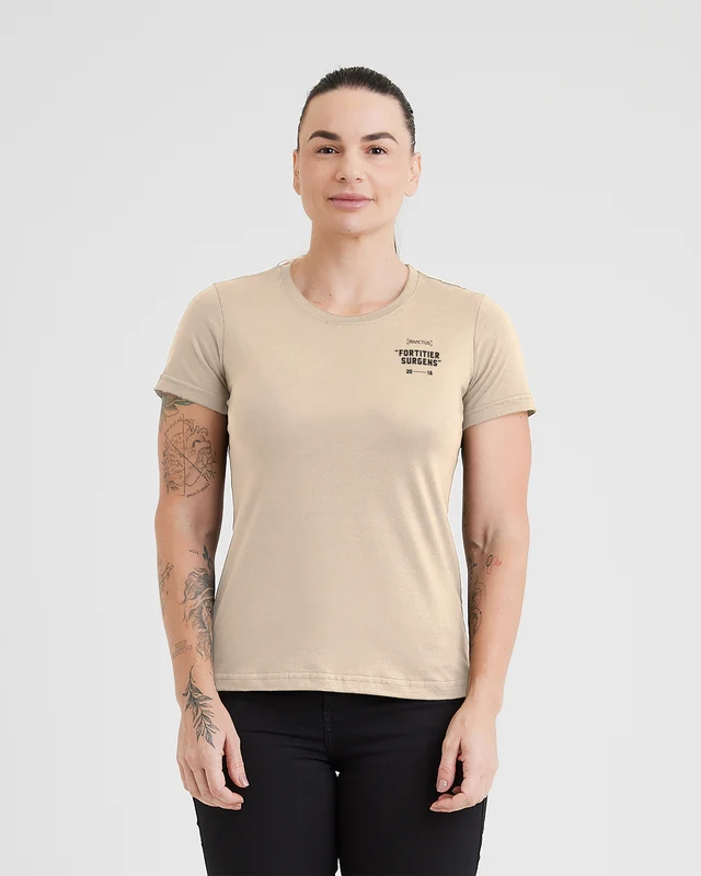 Camiseta Concept Free Bird Feminina - Cáqui P