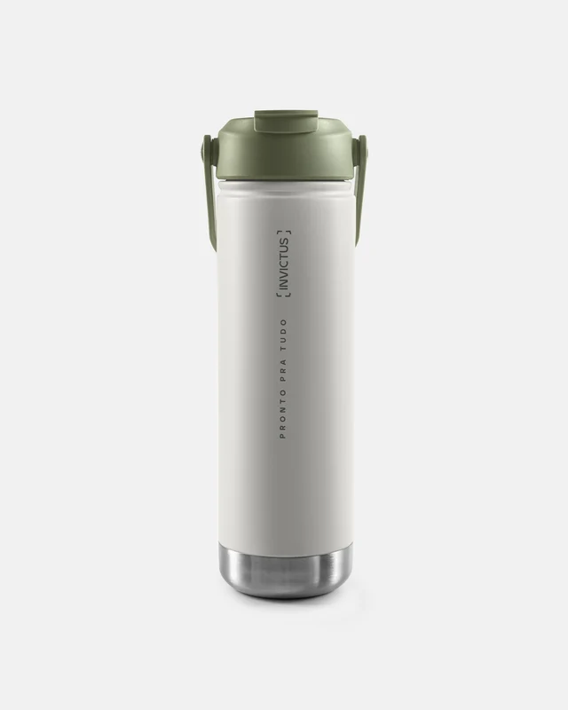 Garrafa Térmica Fieldborn 768 ml - Verde e Tan