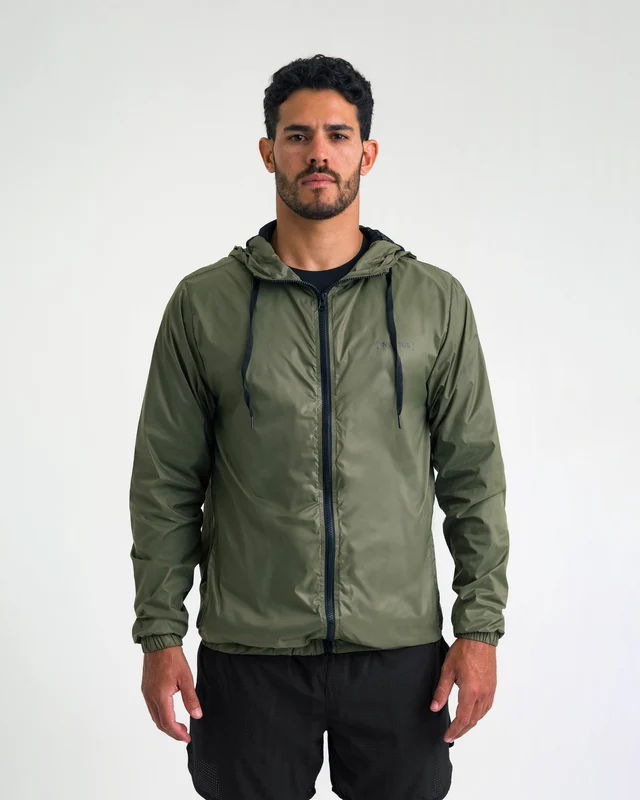 Jaqueta Corta-Vento Aerum - Verde Oliva GG