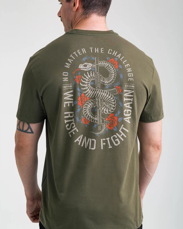 Camiseta Concept Snake Bones Masculina - Verde PP