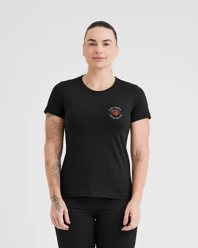 Camiseta Concept Expresso Yourself Feminina - Preta GG