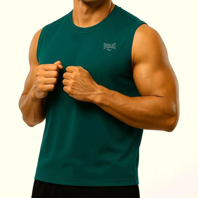 Regata Masculina de Treino Essentials Everlast Verde - P