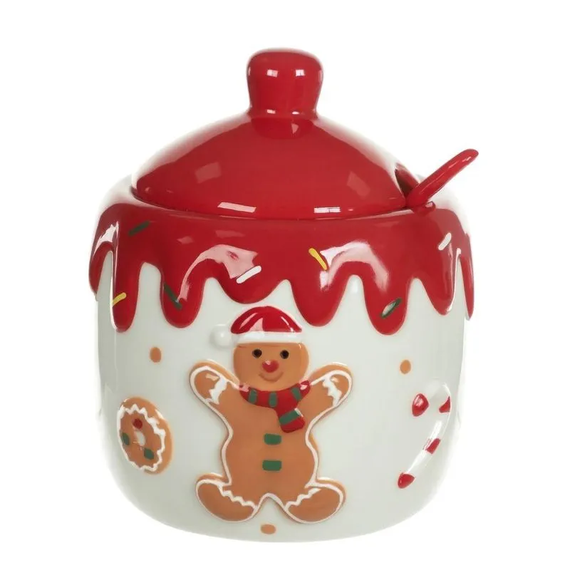 Açucareiro Natalino Ginger 11cm Mp941