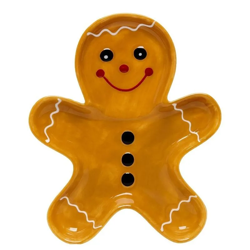 Petisqueira Natalina Biscoito Ginger 20cm Mp959