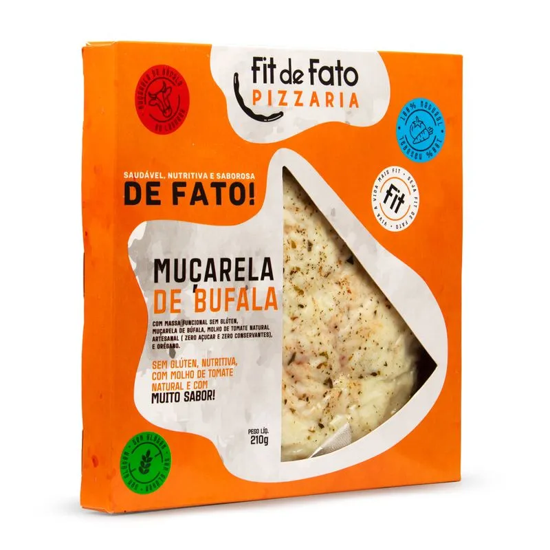 Pizza Resfriada Fit de Fato Muçarela de Búfala 18cm 210g