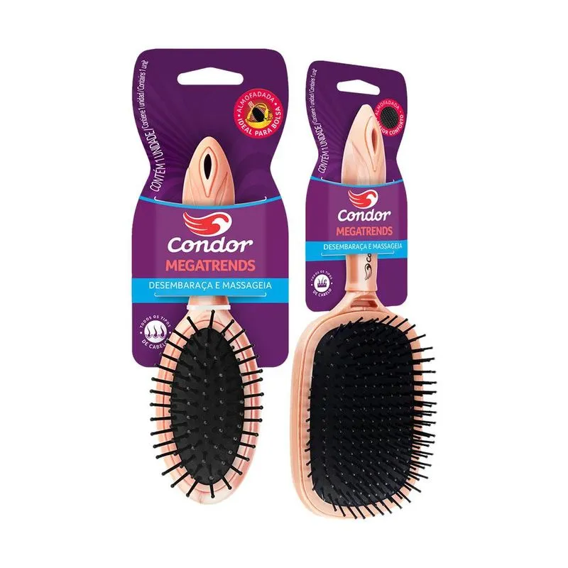 Escova Raquete e Escova para Bolsa Condor - Kit 2 Tamanhos