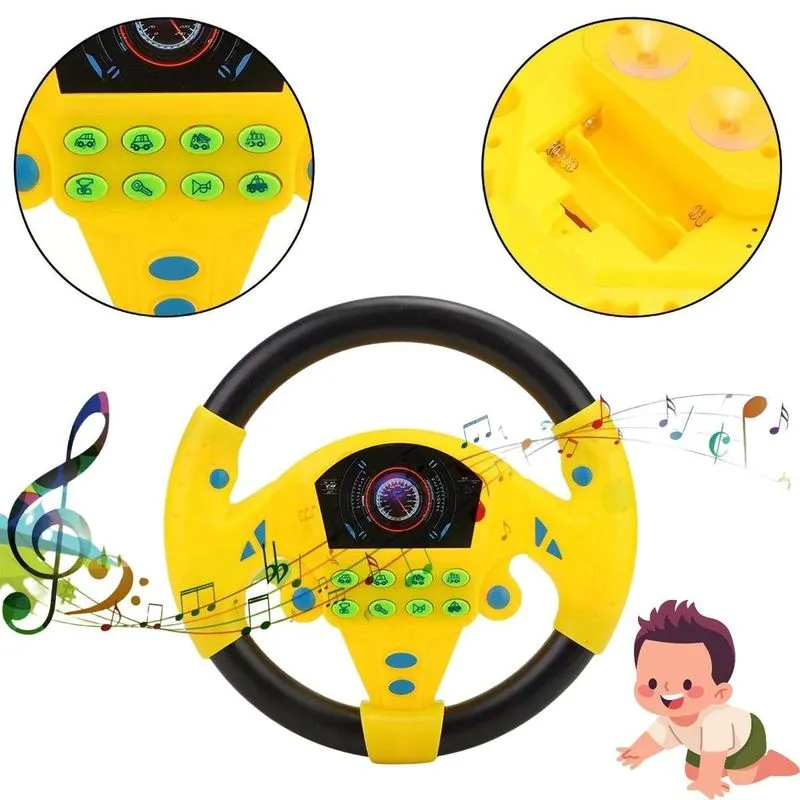 Volante Infantil Musical Com Luz E Som Educativo
