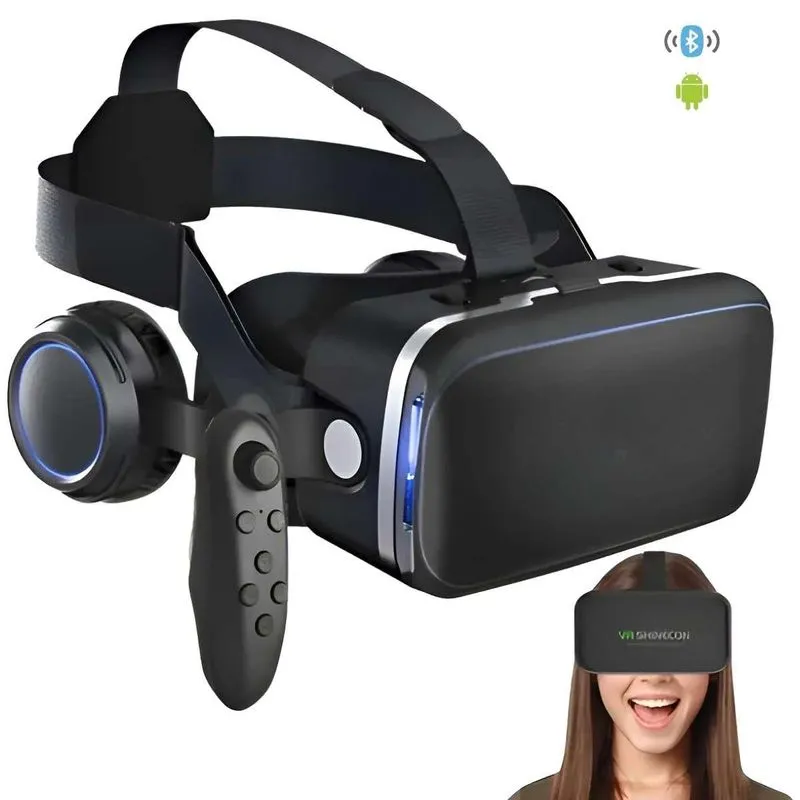 Óculos Vr Bluetooth Completo Para Jogos E Filmes