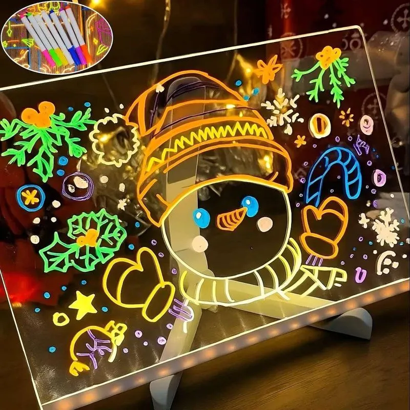 Quadro Mágico Infantil De Desenho Com Led