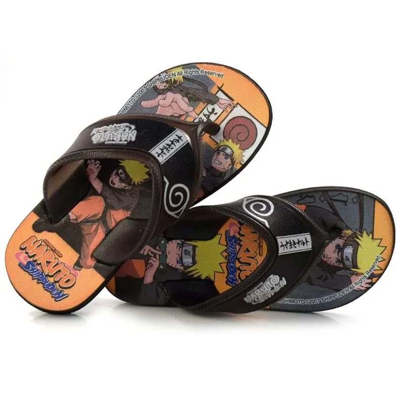 Chinelo Infantil Masculino Naruto Preto 22682 28